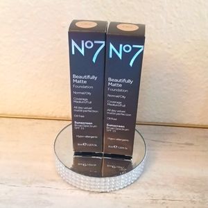 No 7 Foundation Calico  Set of Two